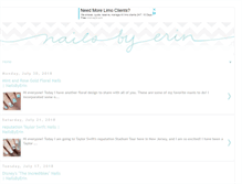 Tablet Screenshot of nailsbyerin.com
